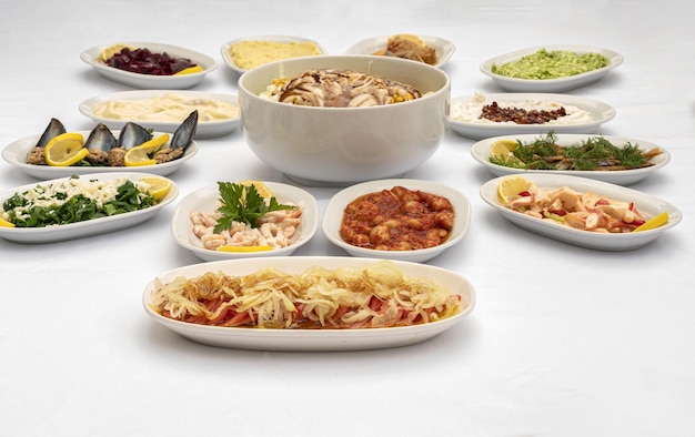 Zestaw potraw na stole